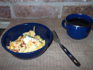 Loaded Baked Potato Style Eggs