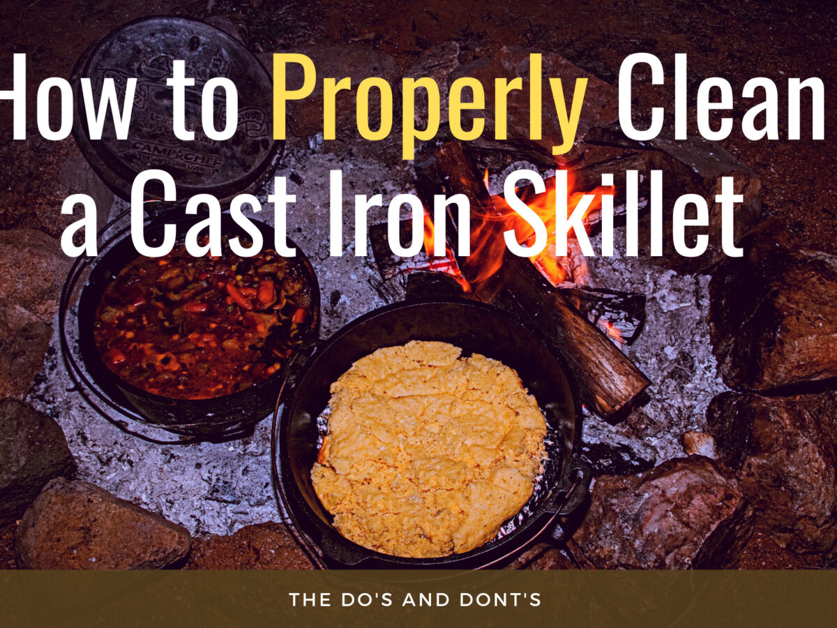 How to Properly Clean a Cast Iron Skillet